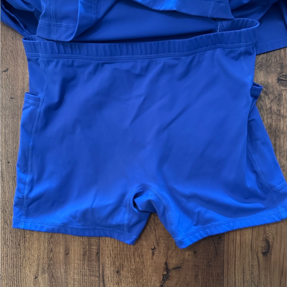 Halara Blue Dress - Easy Peezy feature - Picture 3 of 3